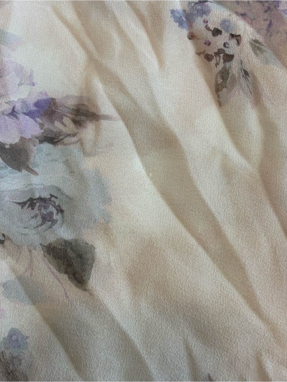 LoveShackFancy Alex Silk Floral Tiered Midi Skirt Size 0 - Picture 11 of 11